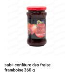 Confiture duo fruits