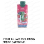 ifruit cartonne raisin fraise