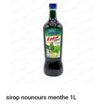sirop menthe